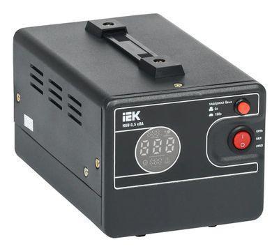 Стабилизатор напряжения IEK Hub, 0.4кВт черный [ivs21-1-d05-13] - фото 1 - id-p221320499