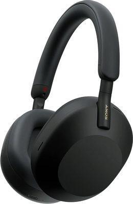 Наушники Sony WH-1000XM5, Bluetooth/3.5 мм, мониторные, черный [wh1000xm5/b] - фото 1 - id-p219829824