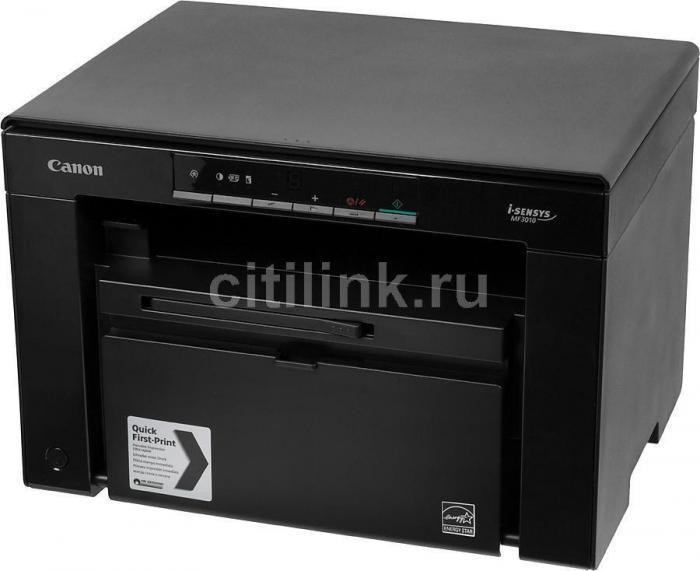 МФУ лазерный Canon i-Sensys MF3010 bundle + картридж, черно-белая печать, A4, цвет черный - фото 5 - id-p222713641