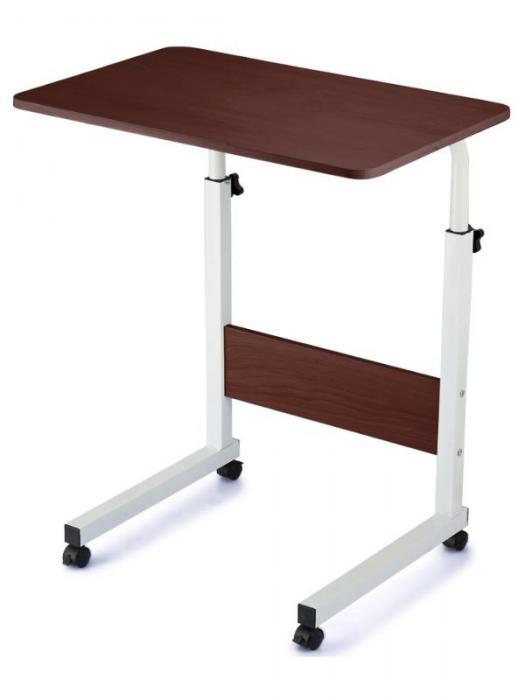 Сервировочный прикроватный передвижной столик для ноутбука на колесиках UniStor 212673 подкатной придиванный - фото 1 - id-p221322266