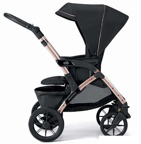 Универсальная коляска CAM Tris Smart (3 в 1, черный/розовый) - фото 3 - id-p221591580