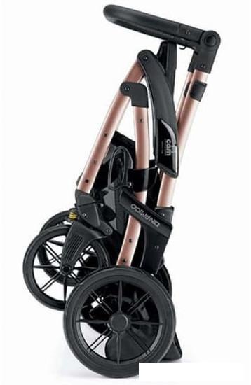 Универсальная коляска CAM Tris Smart (3 в 1, черный/розовый) - фото 4 - id-p221591580