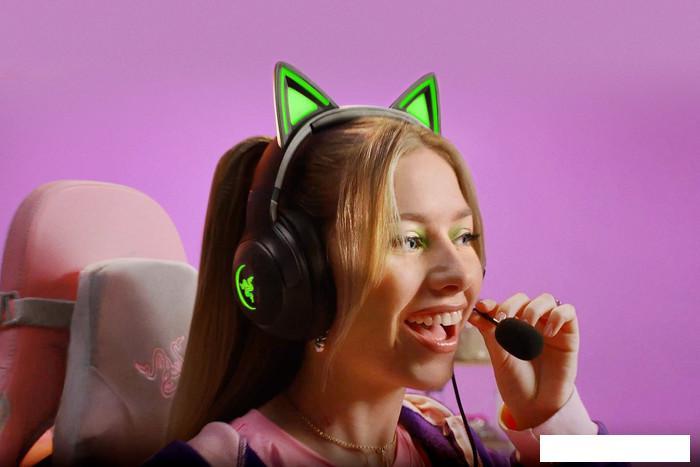 Наушники Razer Kraken Kitty V2 (черный) - фото 8 - id-p221591588