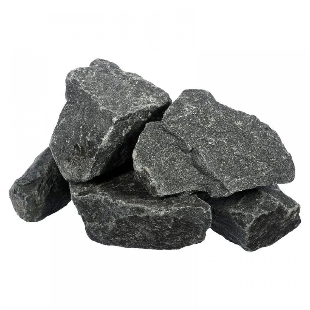 Камни для бани Габбро-диабаз колотый 20кг (мелкий) - фото 2 - id-p222777216