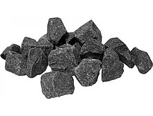 Камни для бани Габбро-диабаз колотый 20кг (мелкий)