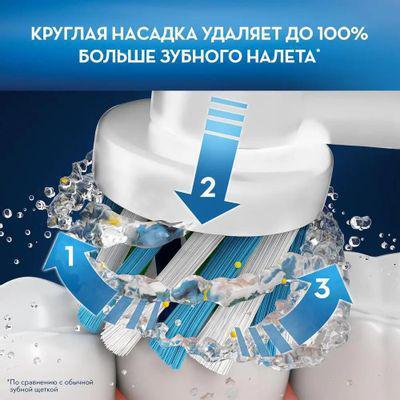 Электрическая зубная щетка Oral-B Pro 500 Sensitive насадки для щётки: 1шт, цвет:белый - фото 9 - id-p221591950