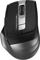 Мышь A4TECH Fstyler FG35S, оптическая, беспроводная, USB, серый и черный [fg35s usb grey]