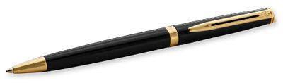 Ручка шариков. Waterman Hemisphere (CWS0920770) Matte Black GT M чернила син. подар.кор. - фото 1 - id-p221592125