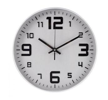 Настенные круглые часы со стрелками кварцевые MP67 белые интерьерные оригинальные для спальни дома