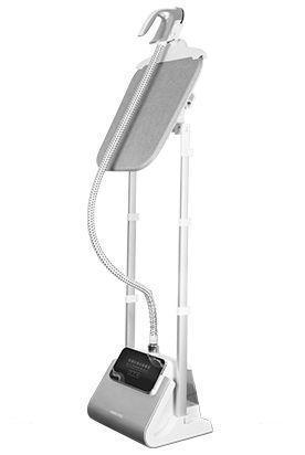 Напольный ручной вертикальный отпариватель для одежды с вешалкой HIBERG GS-5000 S - фото 1 - id-p222679346