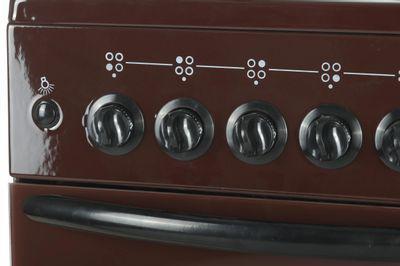 Газовая плита ЛЫСЬВА ГП 400 МС-2у, газовая духовка, без крышки, коричневый - фото 9 - id-p221592212