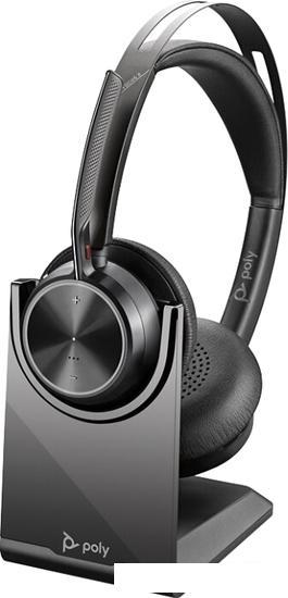 Офисная гарнитура Plantronics Voyager Focus 2 UC USB-C (с зарядной базой) - фото 1 - id-p220709846