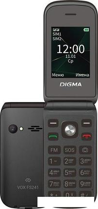 Кнопочный телефон Digma Vox FS241 (черный), фото 2
