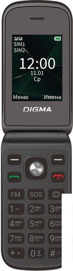 Кнопочный телефон Digma Vox FS241 (черный) - фото 2 - id-p221327766