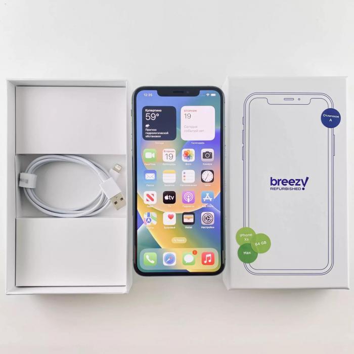 IPhone XS Max 64GB Space Grey, Model A2101 (Восстановленный) - фото 1 - id-p222588469