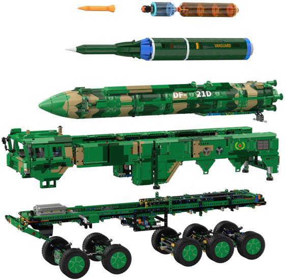 Конструктор CaDa DF-21D Anti-Ship Ballistic Missile C56031W - фото 4 - id-p221662673