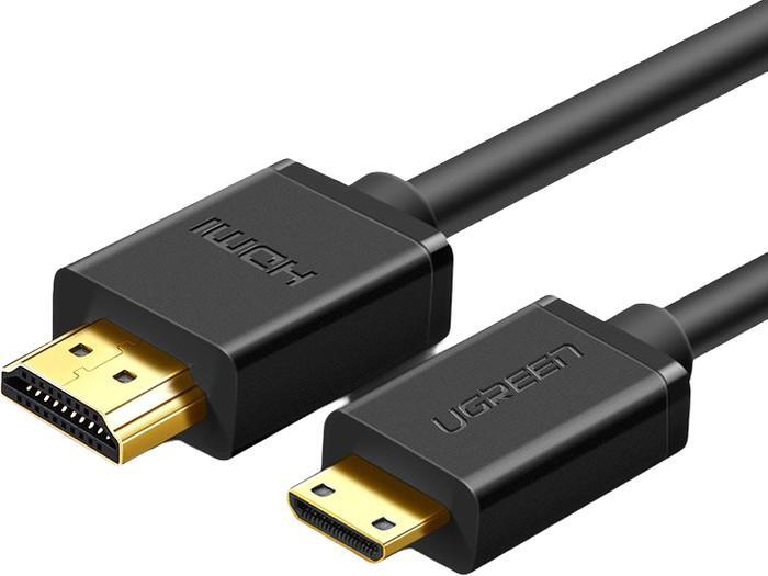 Кабель Ugreen HD108 11167 HDMI - miniHDMI (1.5 м, черный) - фото 1 - id-p222055887