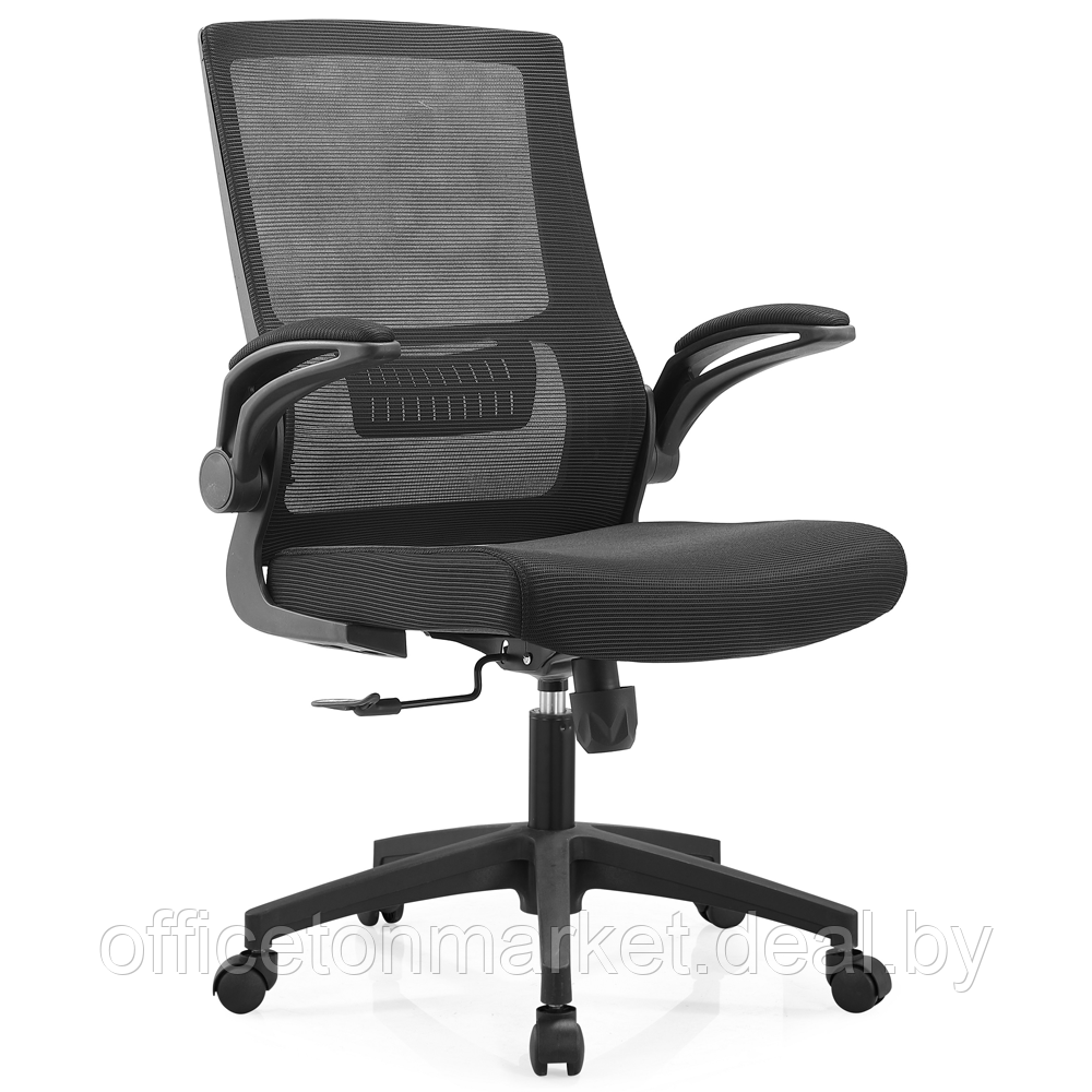 Кресло для персонала ANSA "920В", сетчатая ткань, пластик, черный - фото 1 - id-p222752222