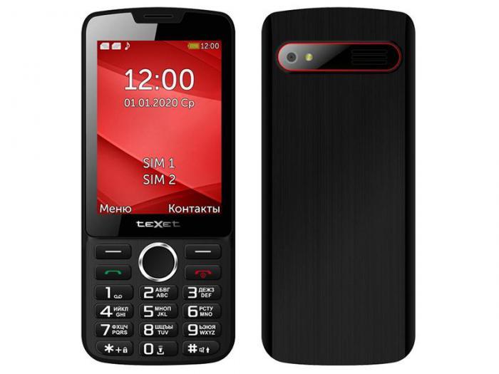 Кнопочный мобильный телефон с камерой на 2 sim teXet TM-308 - фото 1 - id-p222709268