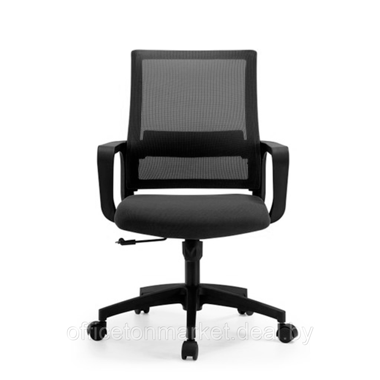 Кресло для персонала ANSA "815В", сетчатая ткань, пластик, черный - фото 3 - id-p222752224