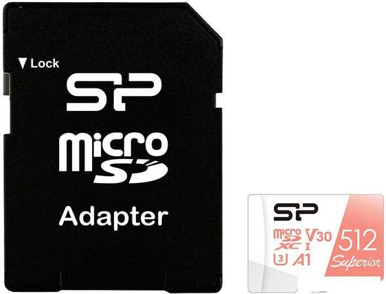 Карта памяти Silicon-Power Superior A1 microSDXC SP512GBSTXDV3V20SP 512GB, фото 2