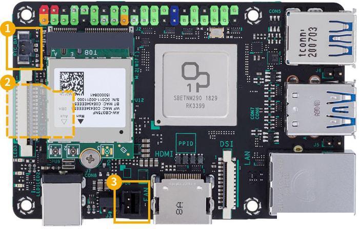 Одноплатный компьютер ASUS Tinker Board 2S 2GB - фото 1 - id-p222454559