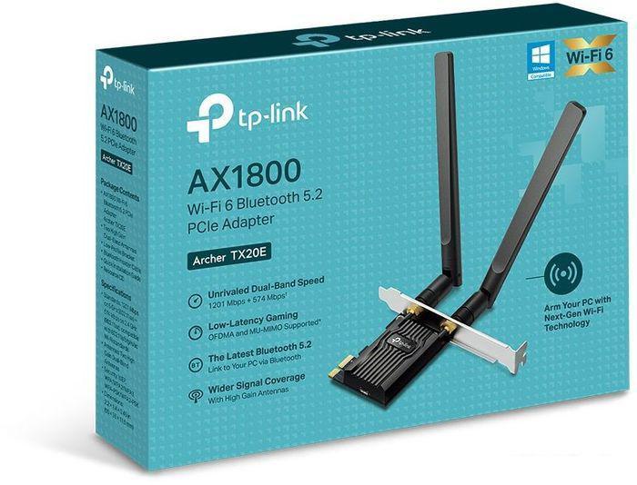 Wi-Fi/Bluetooth адаптер TP-Link Archer TX20E - фото 2 - id-p222055980