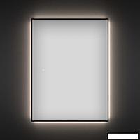 Прямоугольное зеркало с фоновой LED-подсветкой Wellsee 7 Rays' Spectrum 172201080 (80*120 см, черный контур,