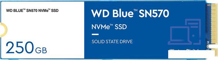 SSD WD Blue SN570 250GB WDS250G3B0C - фото 1 - id-p222681166
