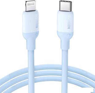 Кабель Ugreen US387 20313 USB Type-C - Lightning (1 м, голубой)