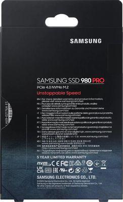 SSD накопитель Samsung 980 PRO MZ-V8P2T0B/AM 2ТБ, M.2 2280, PCIe 4.0 x4, NVMe, M.2, rtl - фото 7 - id-p222679183