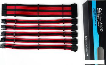 Кабель Qingsea Colorful MOD Extansion Combo QHM-0801 (черный/красный), фото 2