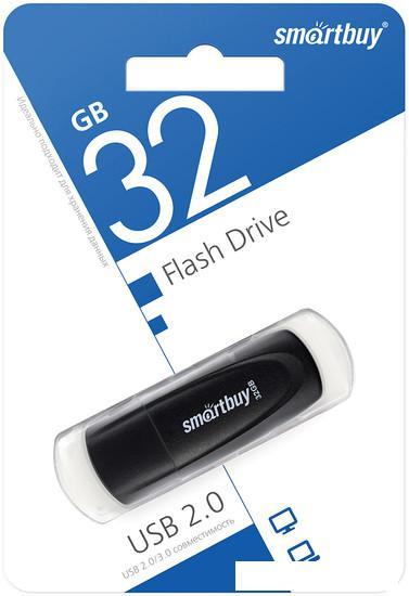 USB Flash SmartBuy Scout 32GB (черный) - фото 1 - id-p221524617