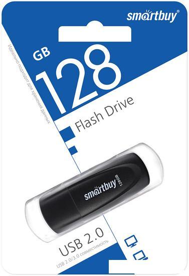 USB Flash SmartBuy Scout 128GB (черный) - фото 1 - id-p221524638