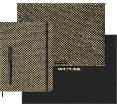 Набор Moleskine Limited Edition Prescious & Ethical Shine блокнот/ручка перьевая/папка-конверт XLarg - фото 1 - id-p221709167