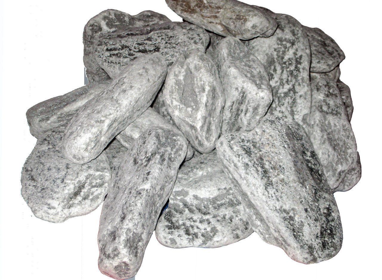 Камни для бани Талькохлорит обвалованный 20кг (крупный) - фото 1 - id-p222777316