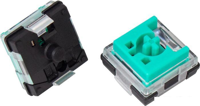 Набор переключателей Keychron Low Profile Optical MX Switch Mint (90 шт.) - фото 1 - id-p222056181