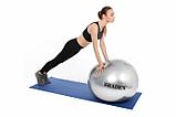 Мяч для фитнеса антивзрыв 75 см с насосом (fitball anti burst 75cm with pump / Cool grey 4C), Bradex SF 0380, фото 2