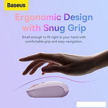 Мышь Baseus F01B Creator Tri-Mode Wireless (сиреневый), фото 3