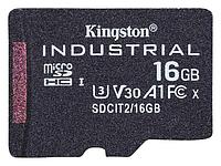 16Gb - Kingston Micro Secure Digital HC UHS-I Class 3 SDCIT2/16GBSP (Оригинальная!)