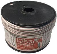 Кабель PREMIER 2.4C2V BC WT, 75Ом, медный, 100м, белый [21-001 100]