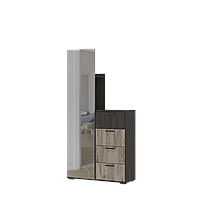 Вешалка Эдинбург ВШ 01 - Крафт серый / Железный камень (Стендмебель)