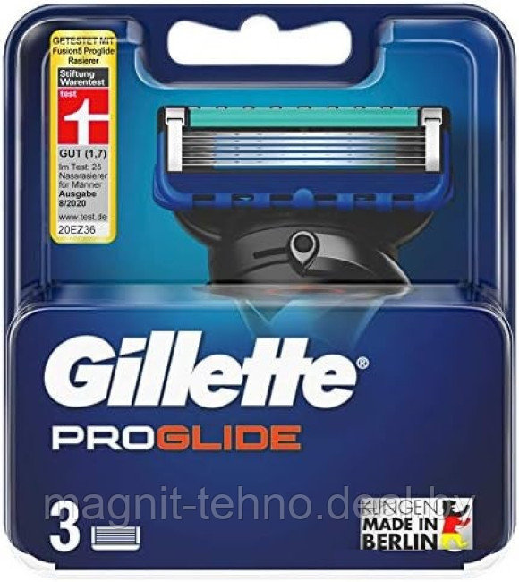 Сменные кассеты для бритья Gillette ProGlide (3 шт) 7702018574797 - фото 1 - id-p222777379