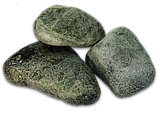 Камни для бани Змеевик (серпентинит) обвалованный 20кг (мелкий), фото 2