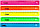 Линейка пластиковая «Стамм» 20 см, флуоресцентная, ассорти (цена за 1 шт.), фото 2