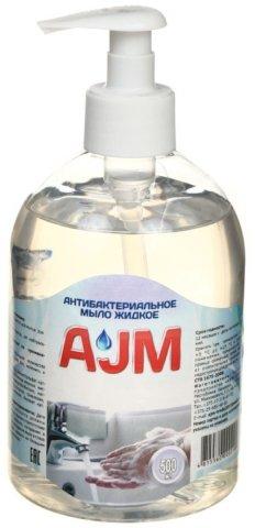Мыло жидкое AJM 500 мл, «Антибактериальное», с дозатором - фото 3 - id-p222777454
