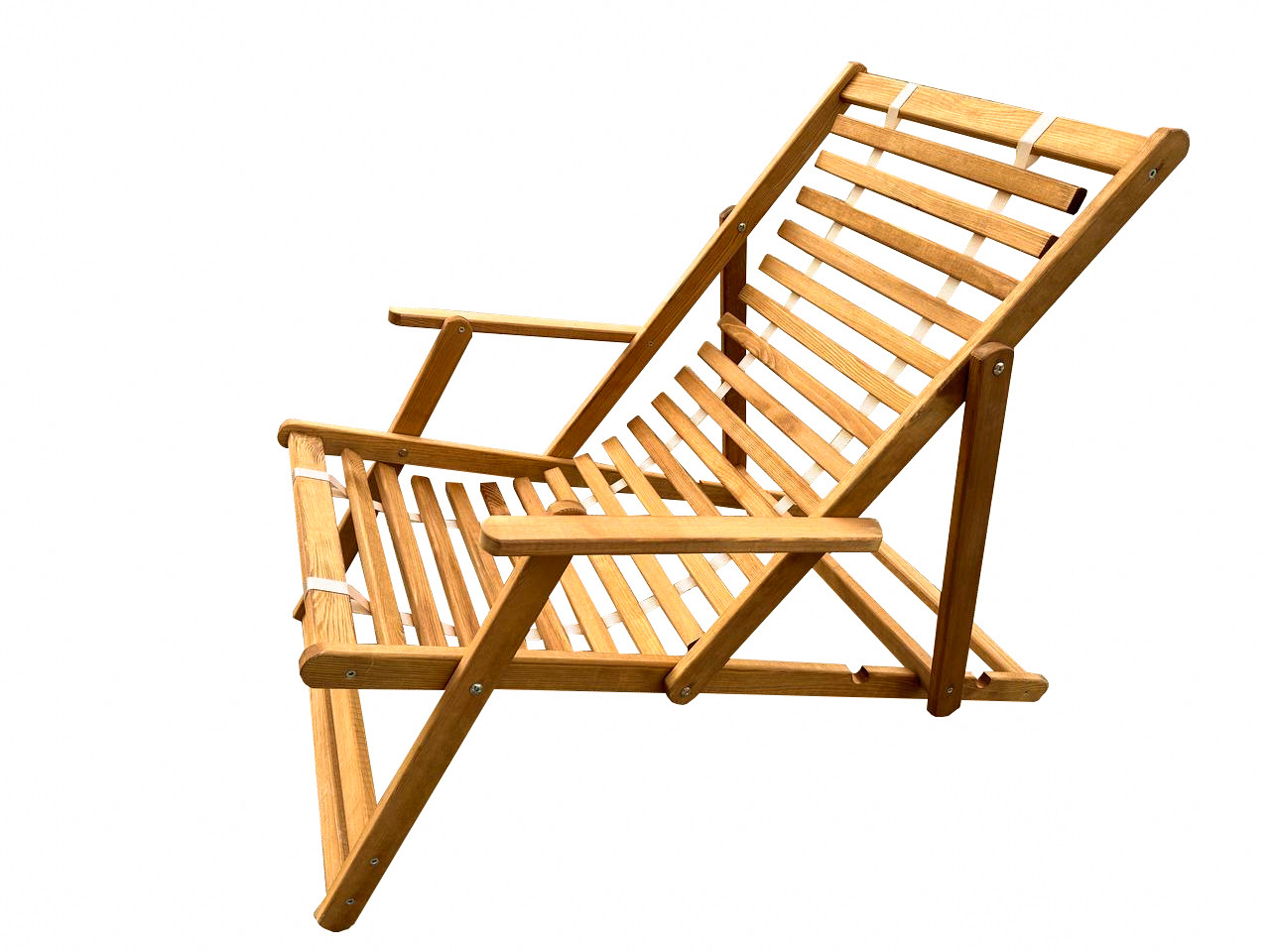 Кресло-шезлонг с подлокотниками (сиденье из дерева) DYATEL - фото 1 - id-p222695807