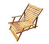 Кресло-шезлонг с подлокотниками (сиденье из дерева) DYATEL, фото 2