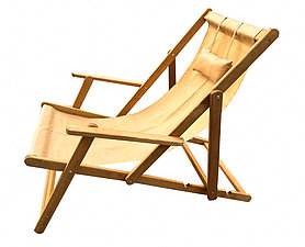Кресло-шезлонг с подлокотниками (сиденье из ткани) DYATEL