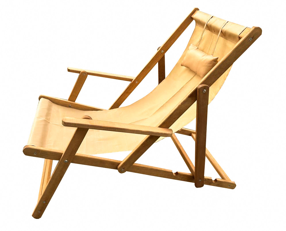 Кресло-шезлонг с подлокотниками (сиденье из ткани) DYATEL - фото 1 - id-p222695808